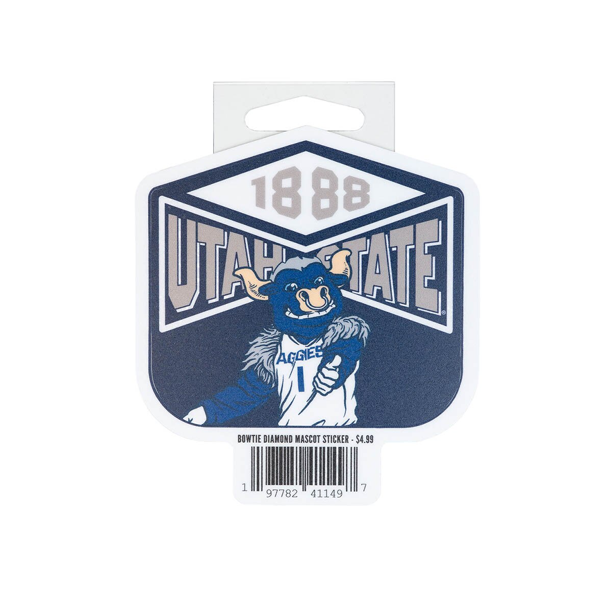 Big Blue 1888 Diamond Sticker - 2 In.